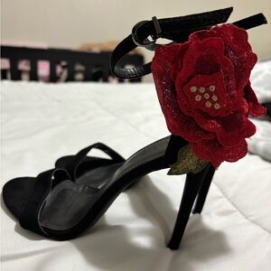 Elan Black Heels-Charlotte Rousse